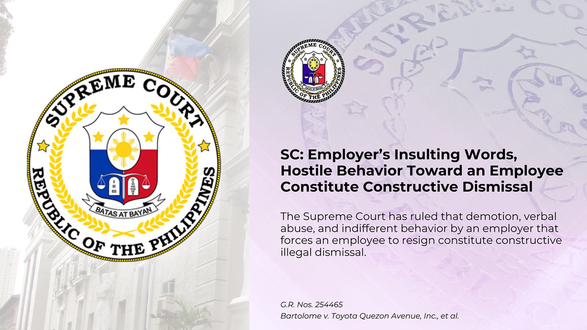 SC: Hostility equals illegal dismissal