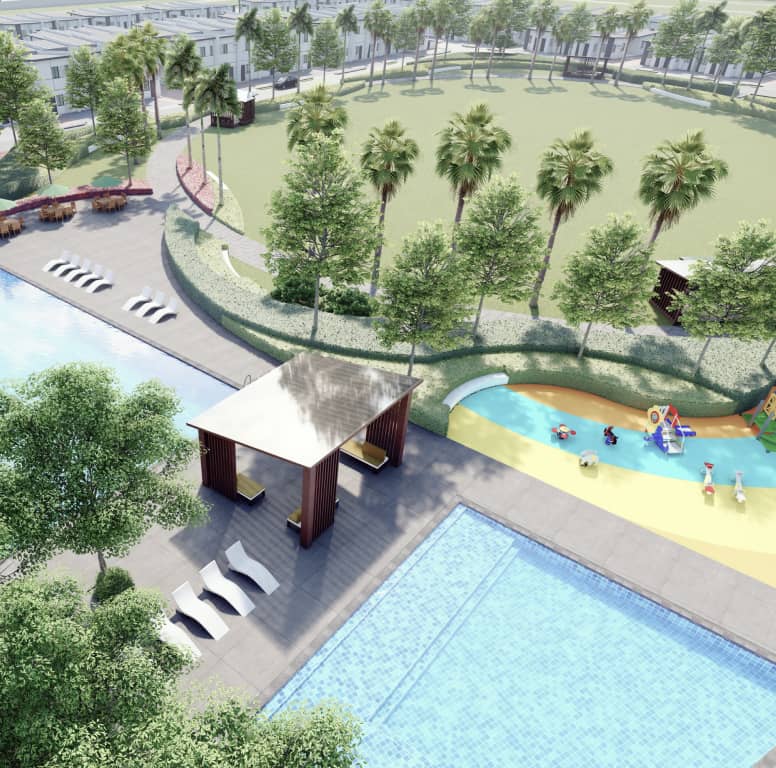 AT Cheerful Homes 2, trees and indigenous plant species enhance biodiversity, further cooling the community.