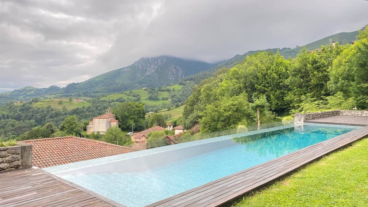 Pool with a view.