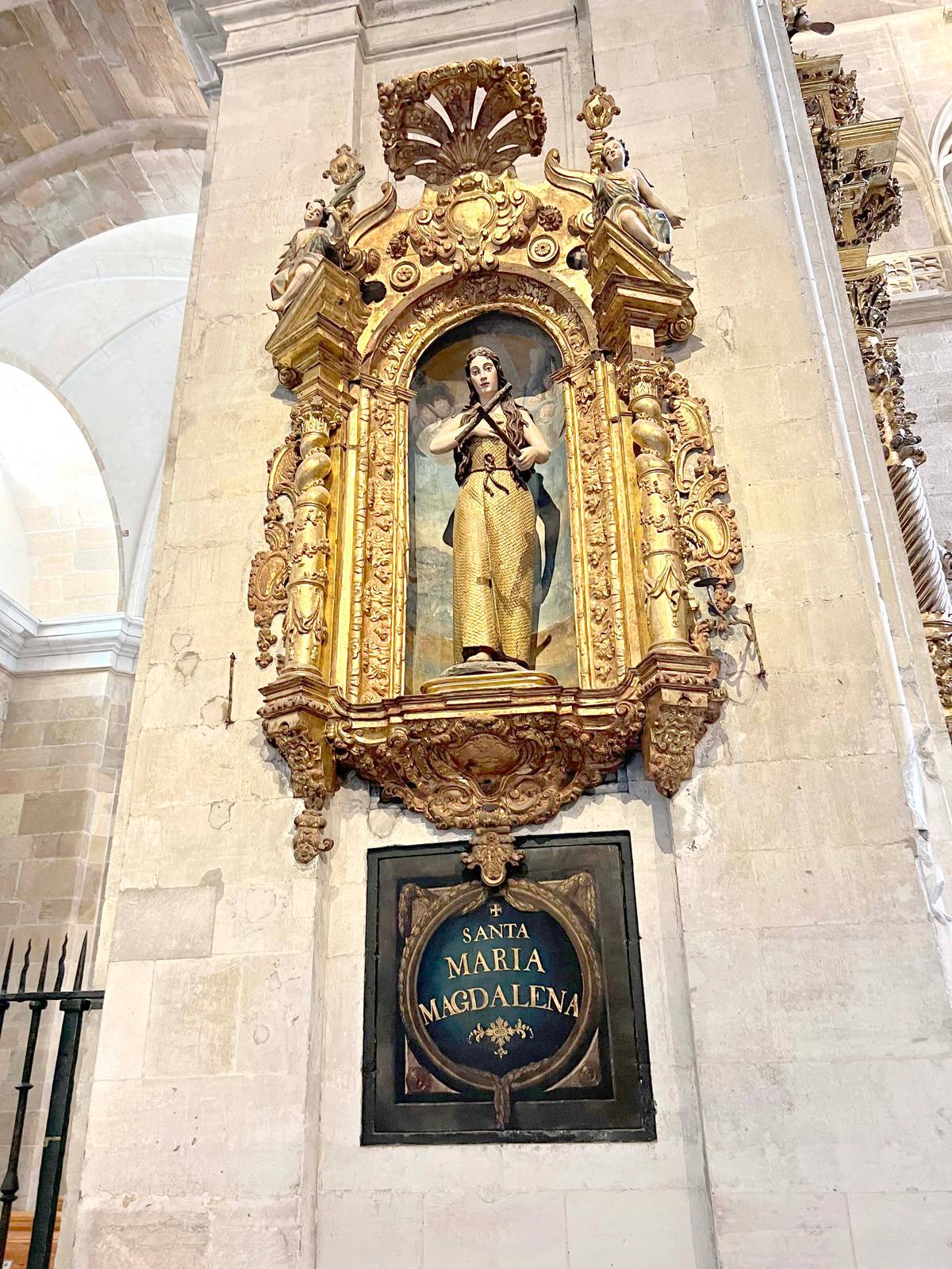 ‘Santa Maria Magdalena,’ a rarity in churches.