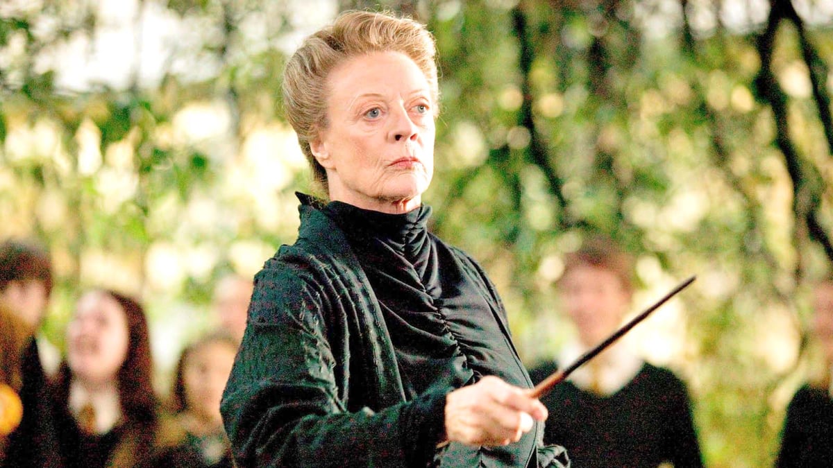 Dame Maggie Smith as Professor McGonagall in the ‘Harry Potter’ franchise.