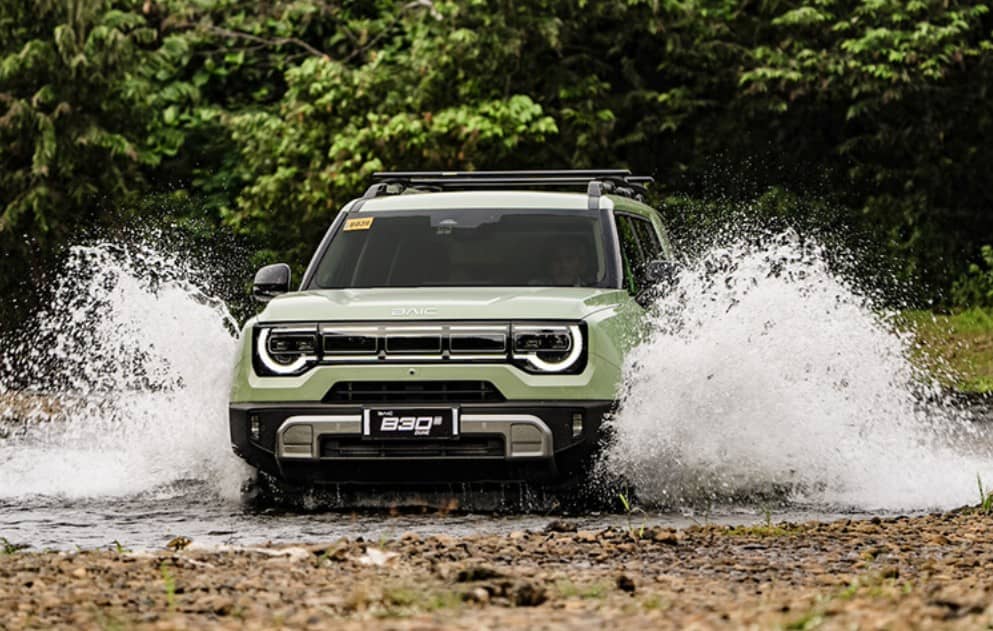 MAKING a splash this early is Baic’s newest off-road bet.