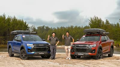 ISUZU D-Max is not only a delight to drive but to camp in as well.