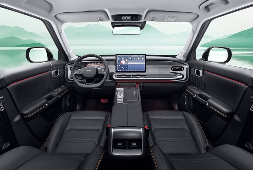 Neat and uncluttered interior.