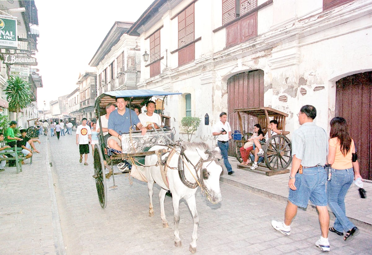 Calle Crisologo in Vigan City.