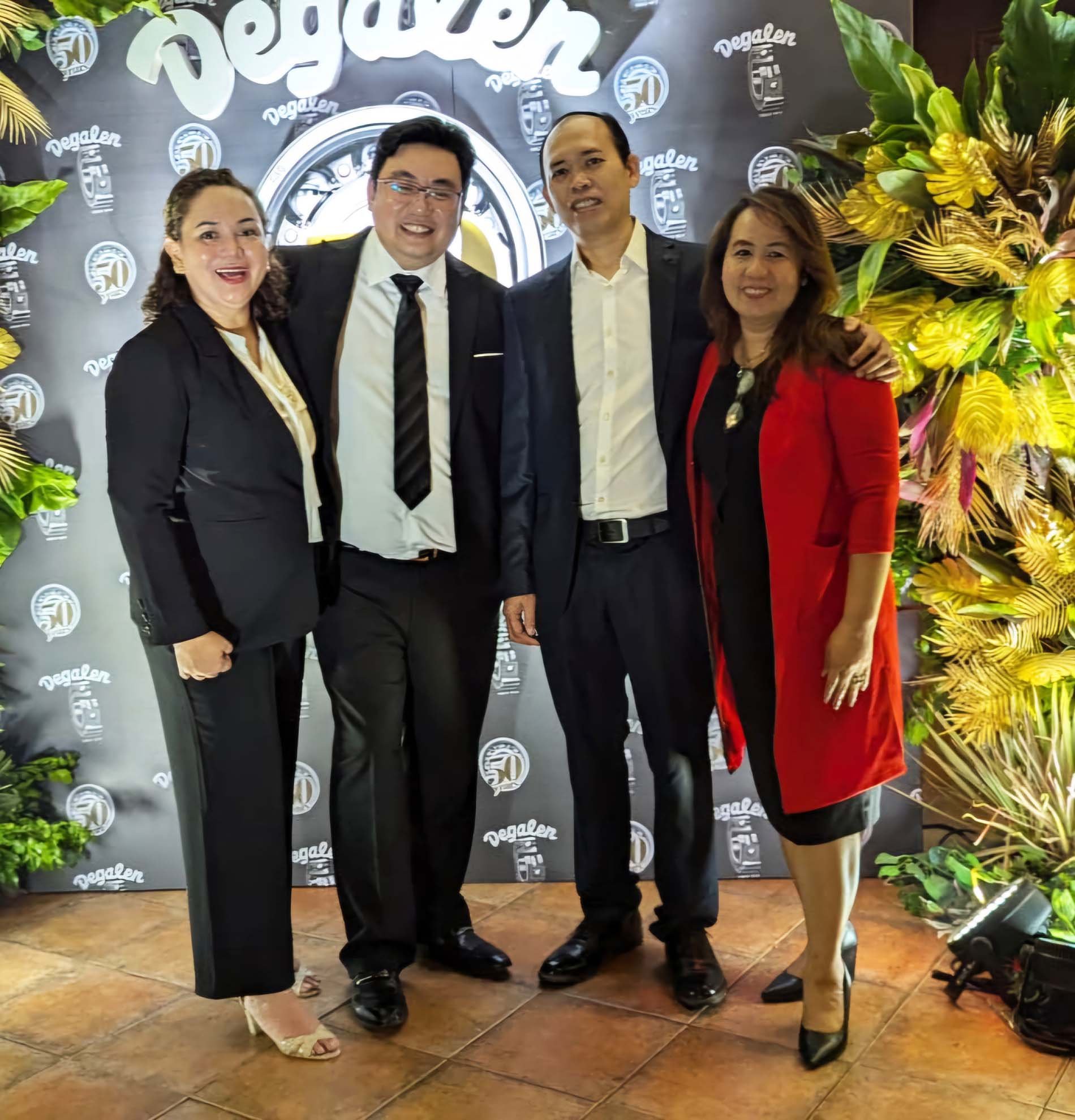 Michelle and Tomas Ngo with Andrey Mayol and his wife Ireen.