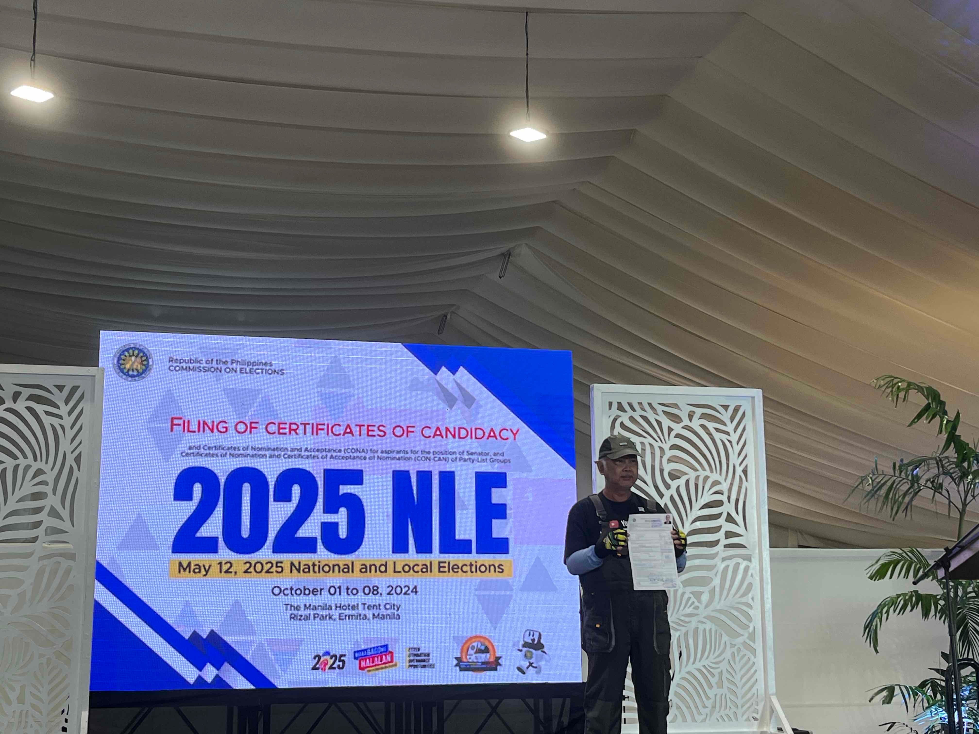 Senatorial bet aims to end illegal drugs, corruption with 'laser' machine