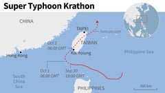 Thousands evacuated as Super Typhoon Krathon approaches Taiwan