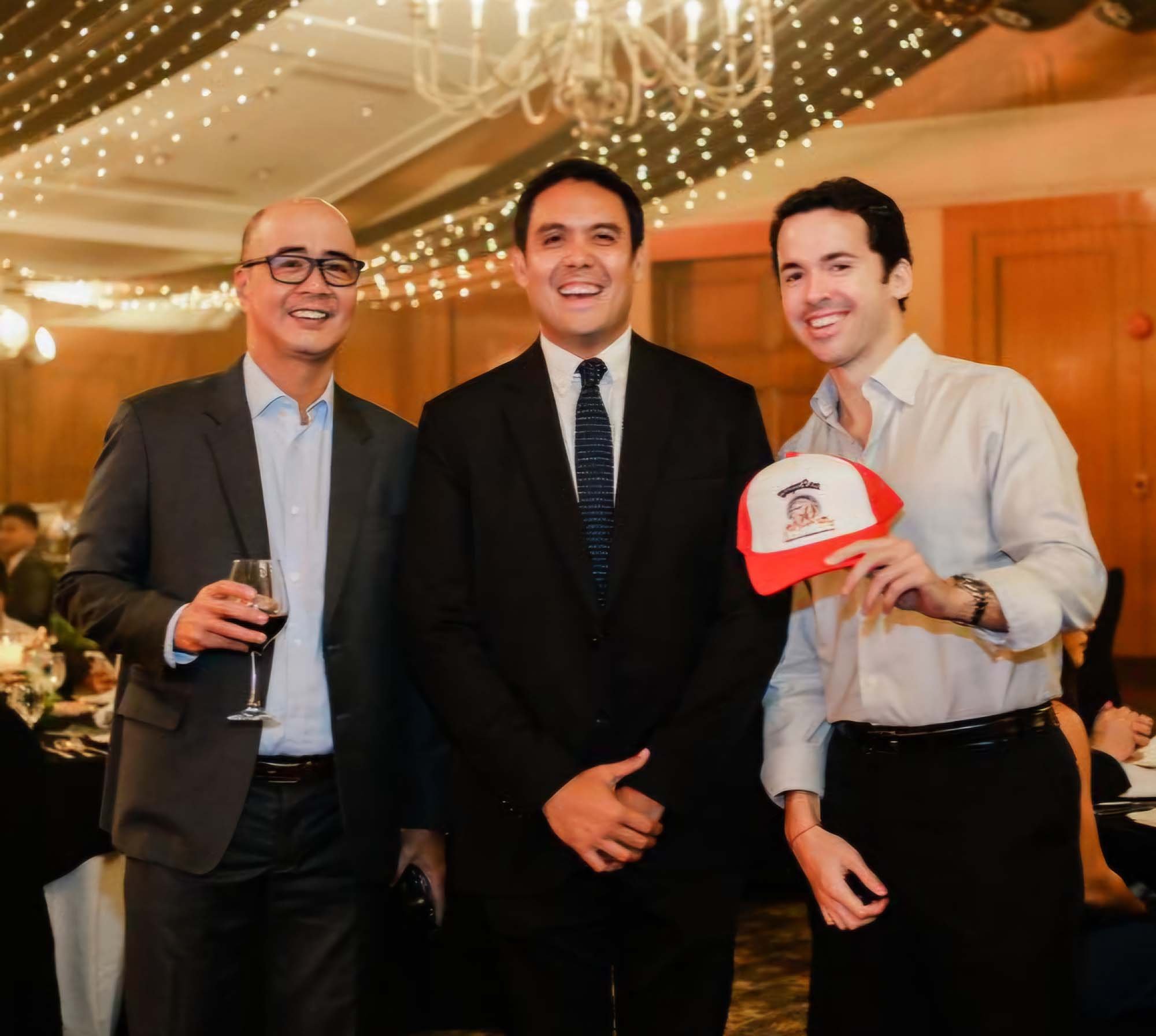 Aboitiz Power Renewables’ president Jeffrey Estrella, Alfonso Martinez and Jokin Aboitiz.