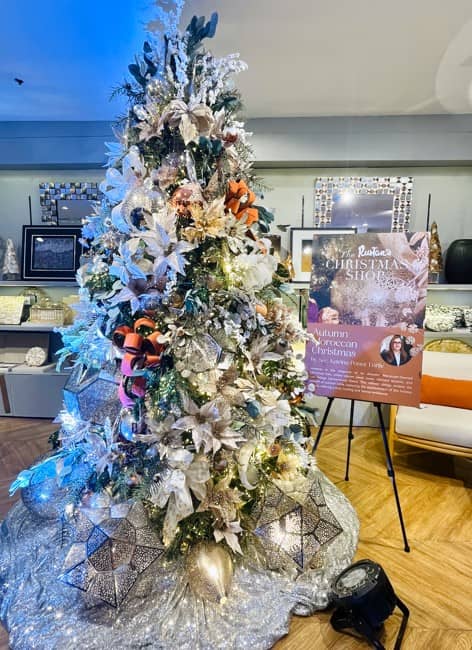 Autumn Moroccan Christmas tree by Secretary Katrina Ponce Enrile.