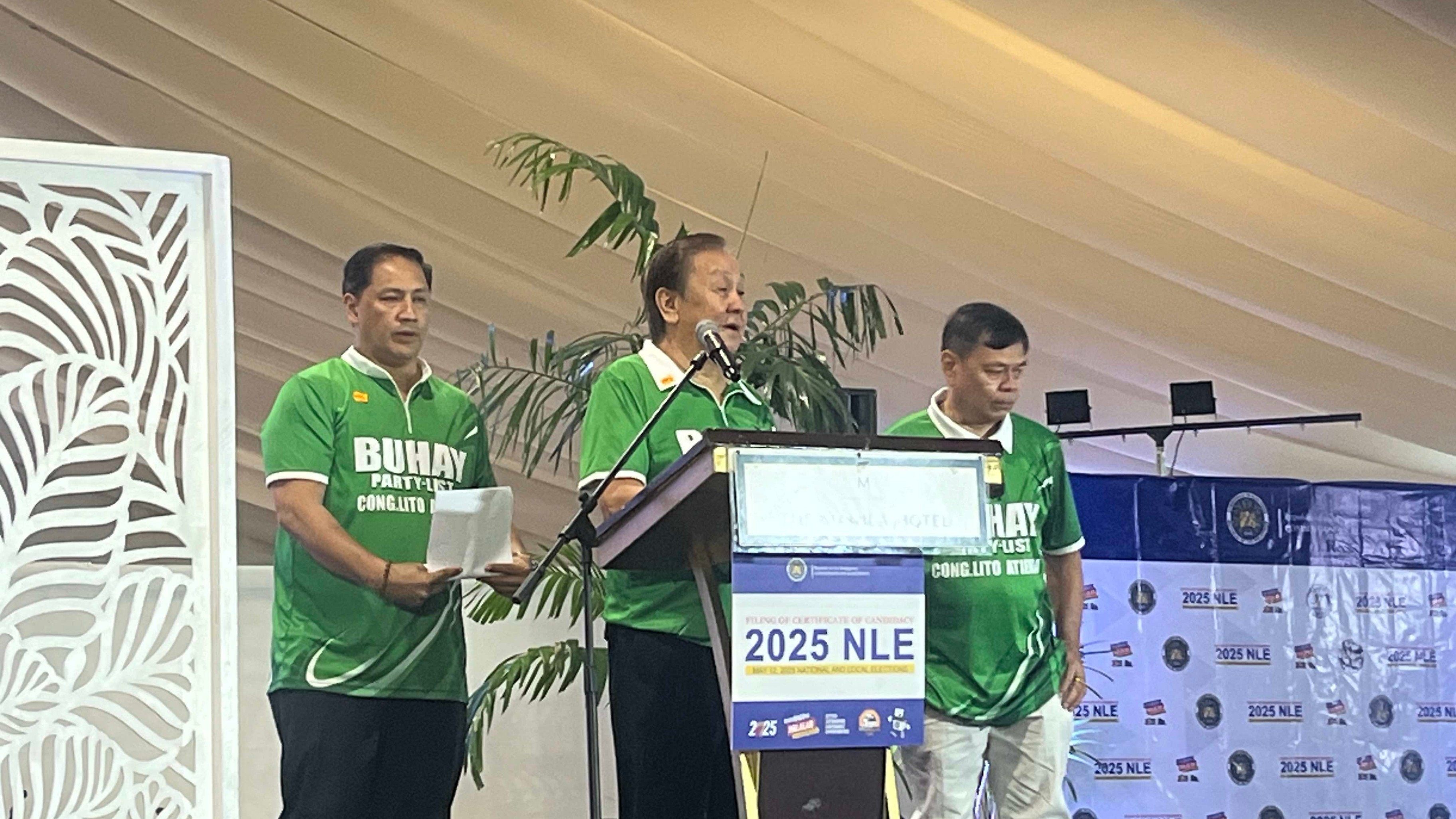 Former Manila mayor Lito Atienza seeks political comeback