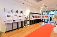 Uniqlo x Magnum Photos Exhibit Display.