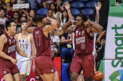 Fighting Maroons flex muscles, near 1st round sweep