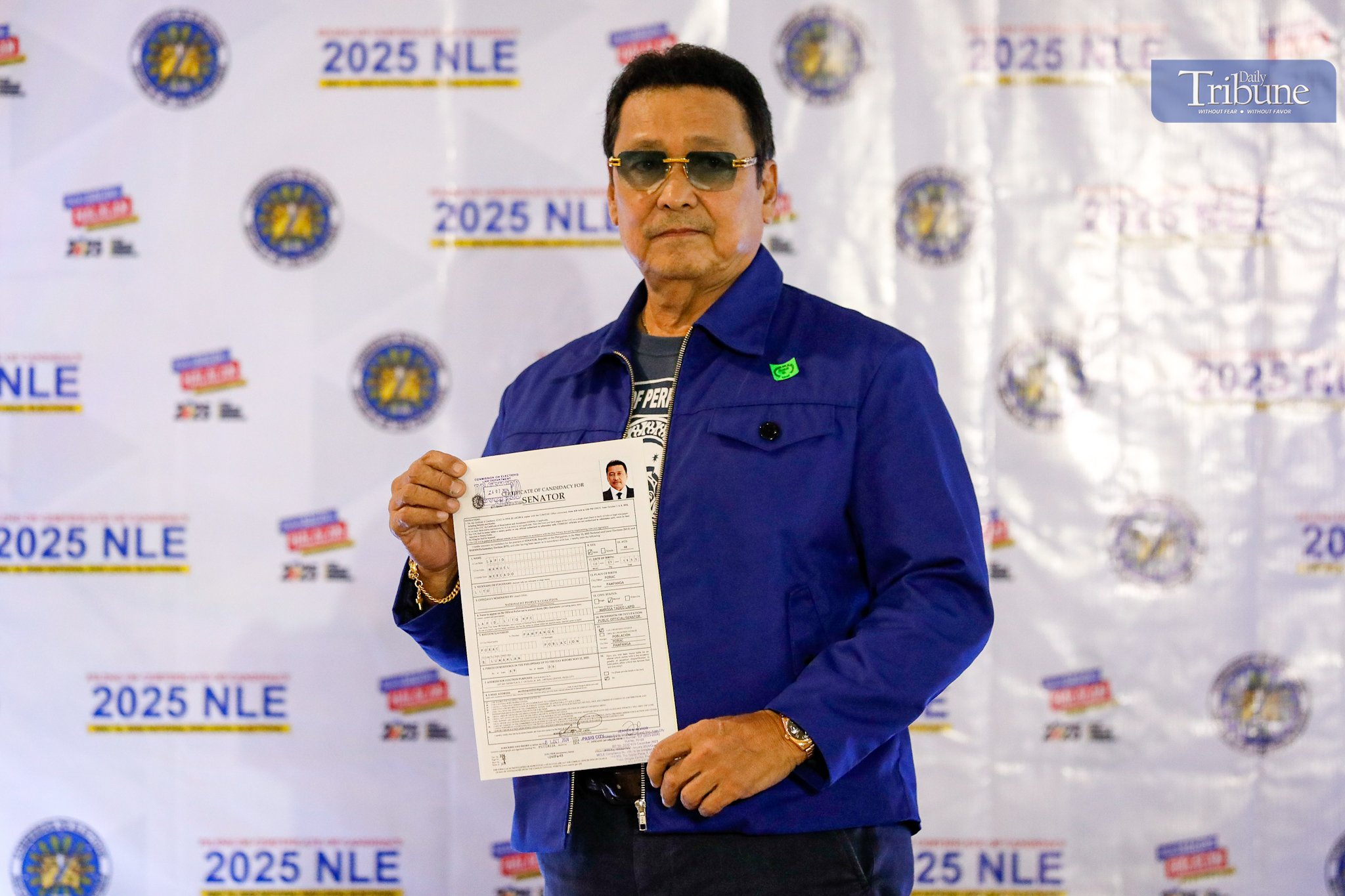Lito Lapid files COC for Senate re-election