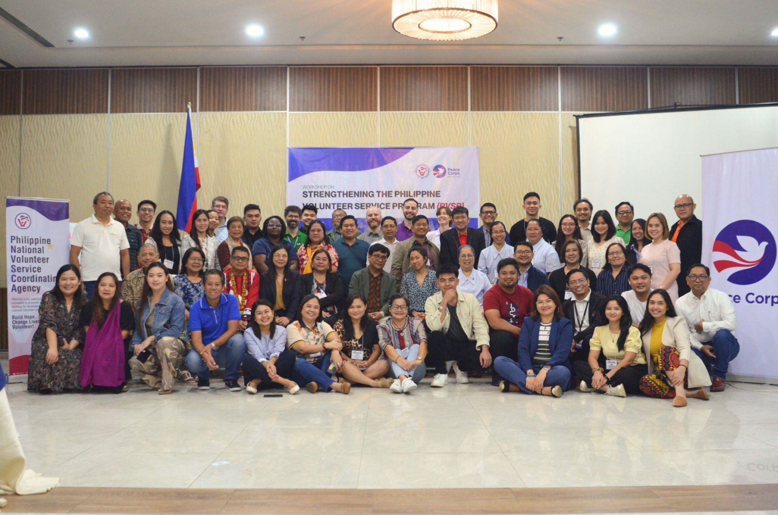 Fifty-two representatives from 20 public and private institutions across the Philippines join a workshop on volunteerism strategies co-facilitated by the U.S. Peace Corps and the Philippine National Volunteer Service Coordinating Agency (PNVSCA) from 24-27 September in Cebu City.
