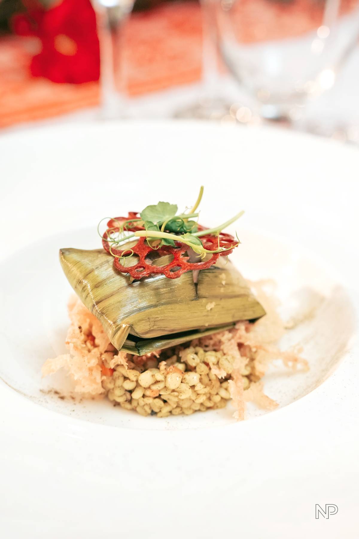 Mushroom Pastel with Moringa Adlai.