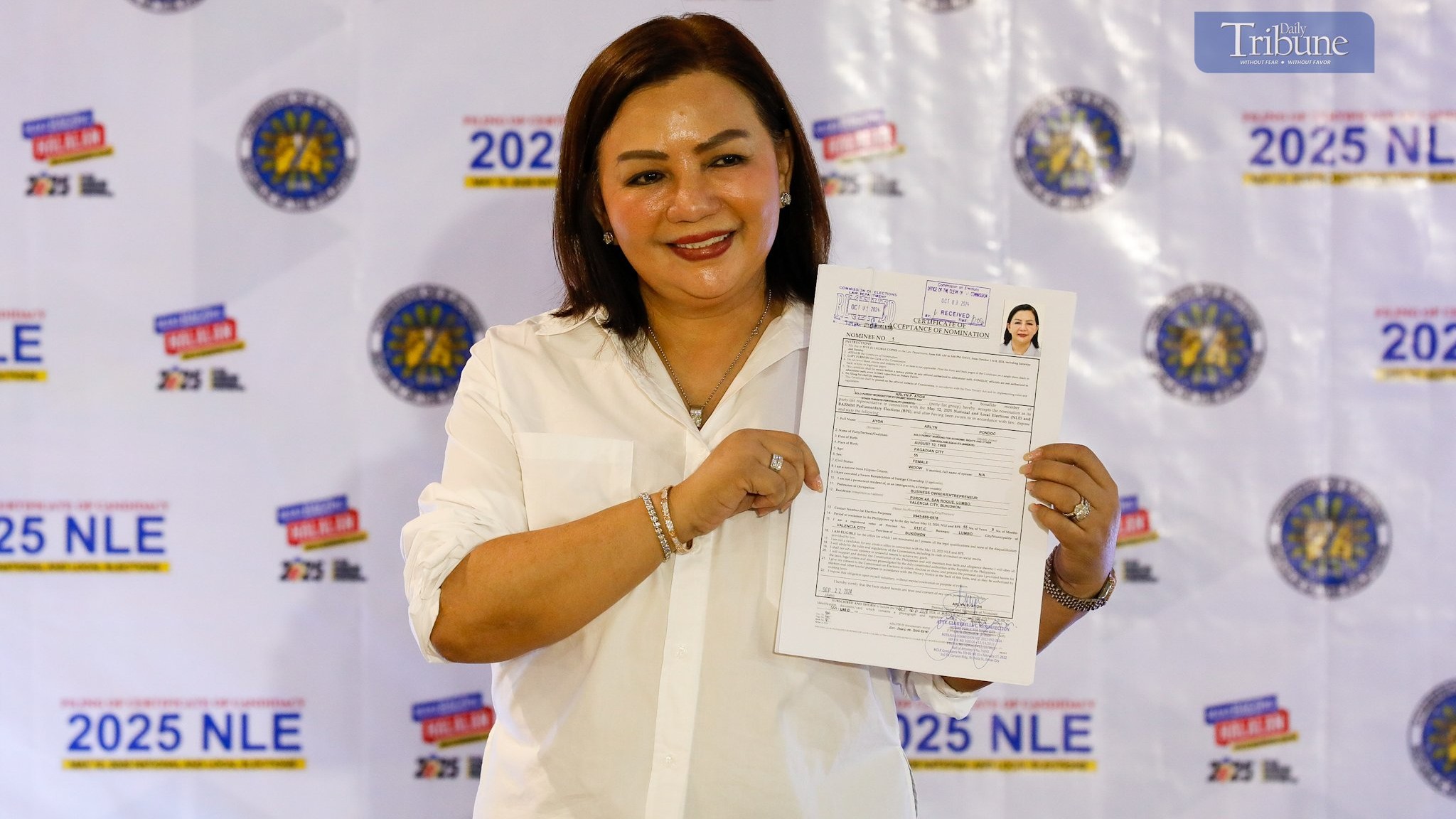 Arlyn Ayon files CONA: A new voice for solo parents with Swerte Partylist