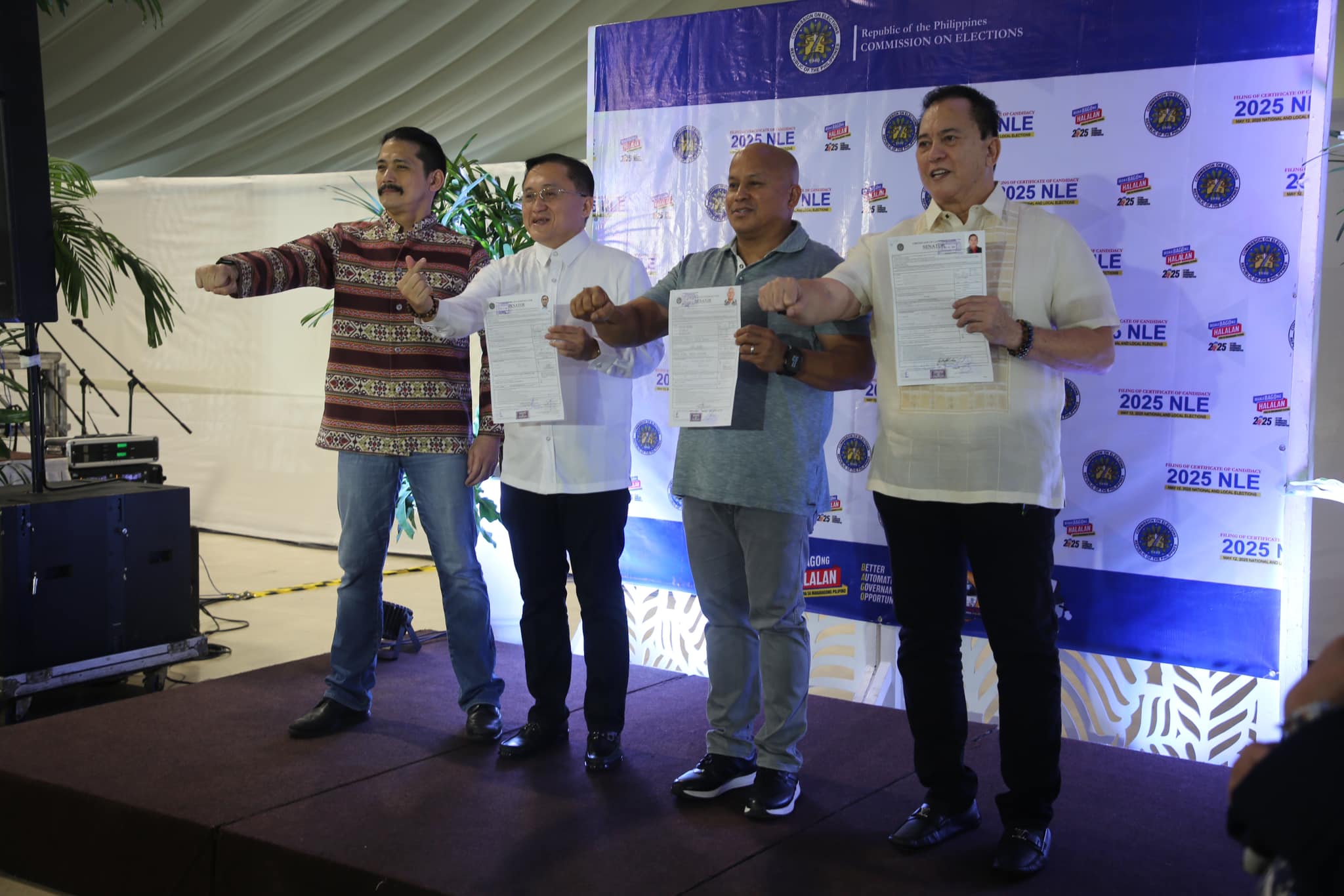 Reelectionists hog Day 3 of CoC filing