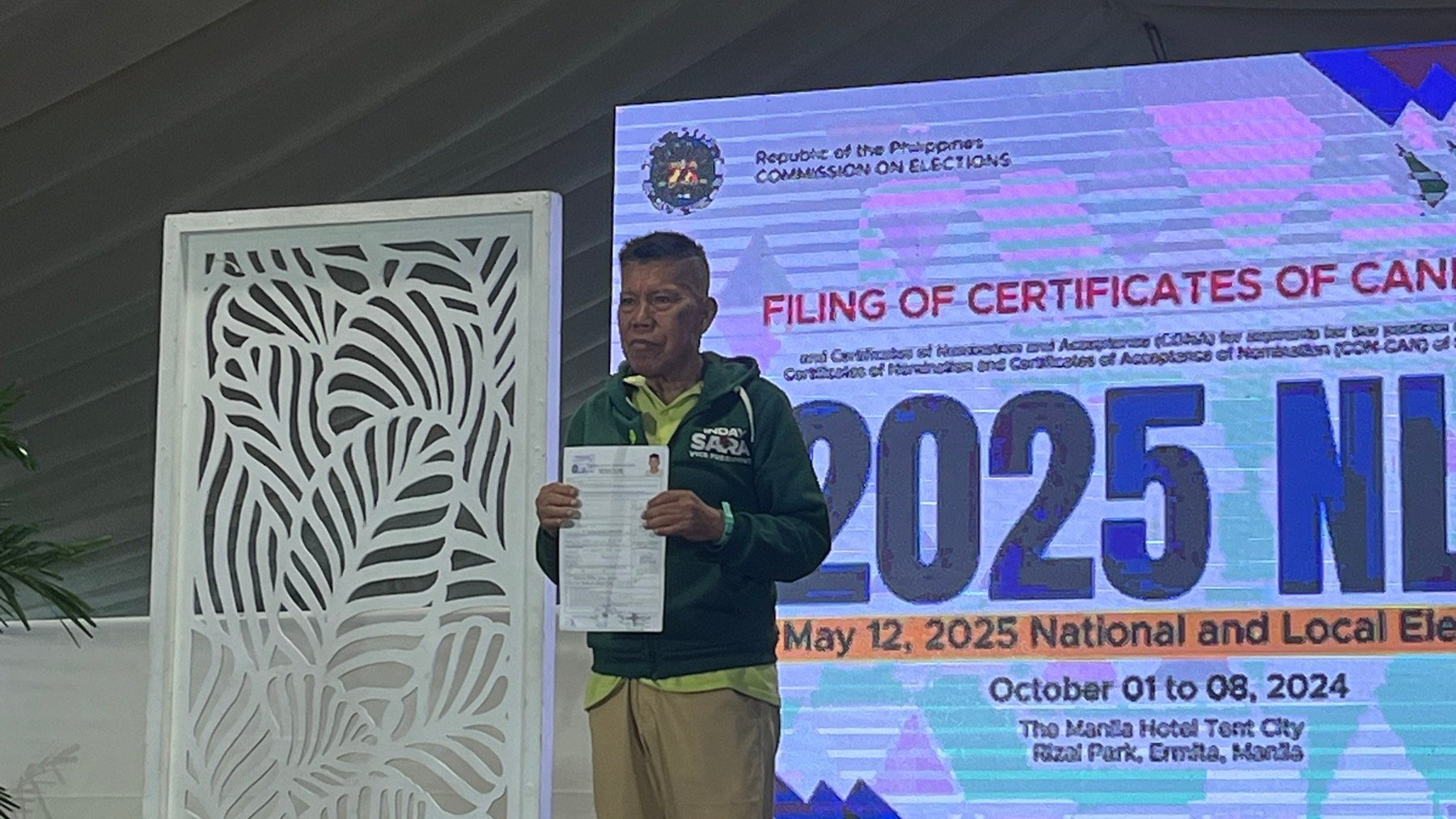 Gay senatorial aspirant vows to push LGBT policies