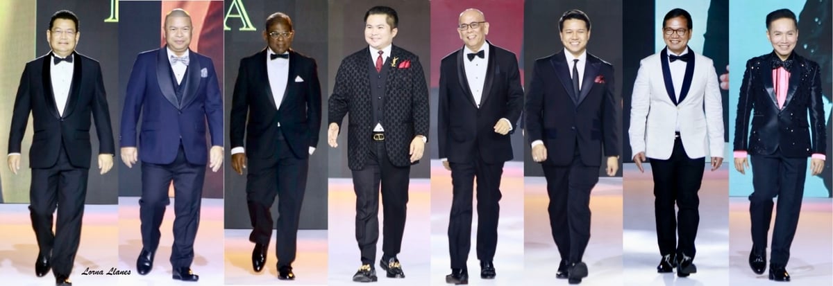 Men of influence Thai Ambassador Tull Traisorat, Bernie Caramba, Malaysian Ambassador Melvin Castelino, Atty. Arnel Mateo, Roberto Alvarez Jr., Brian Poe Llamanzares, Noel Gonzales and Dr. Rollin Tabuena.