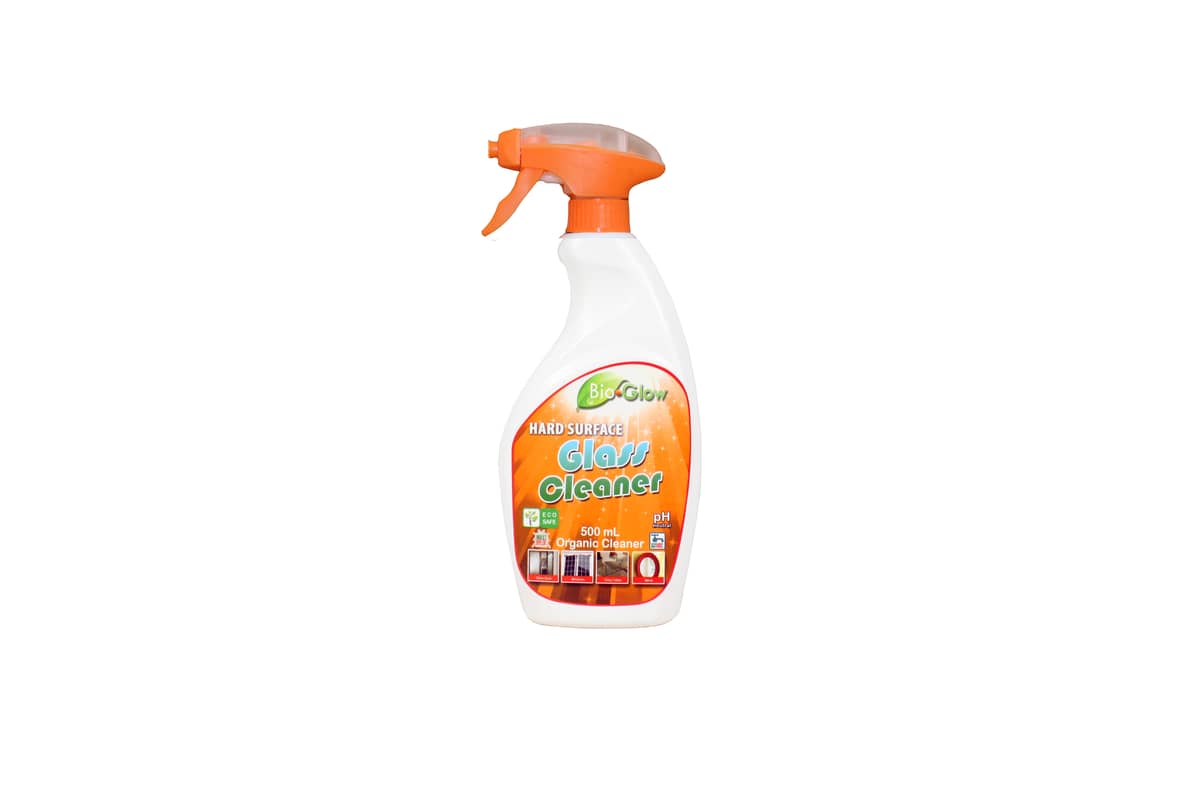 BIOGLOW glass cleaner.