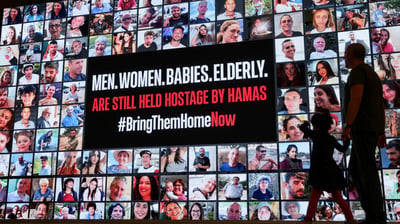 Emotions run high in Tel Aviv's 'Hostages Square'

