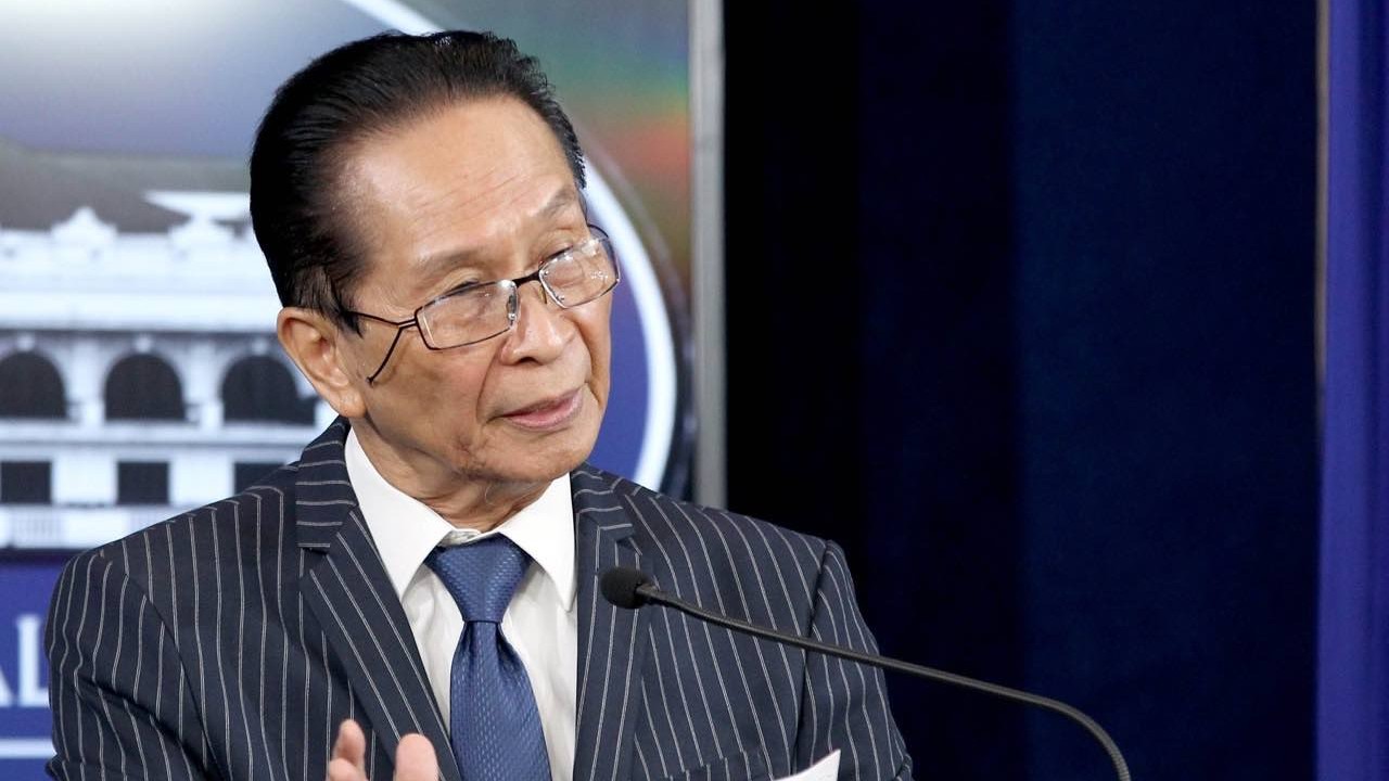Former presidential spokesperson Salvador Panelo
