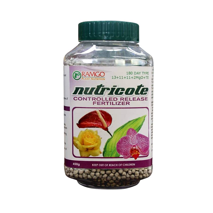 Nutricote Controlled Release Fertilizer.