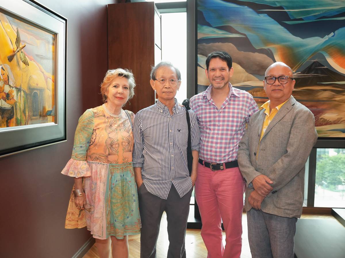 Silvana Diaz, Pandy Aviado, Martin Lopez and Eddie Jose.