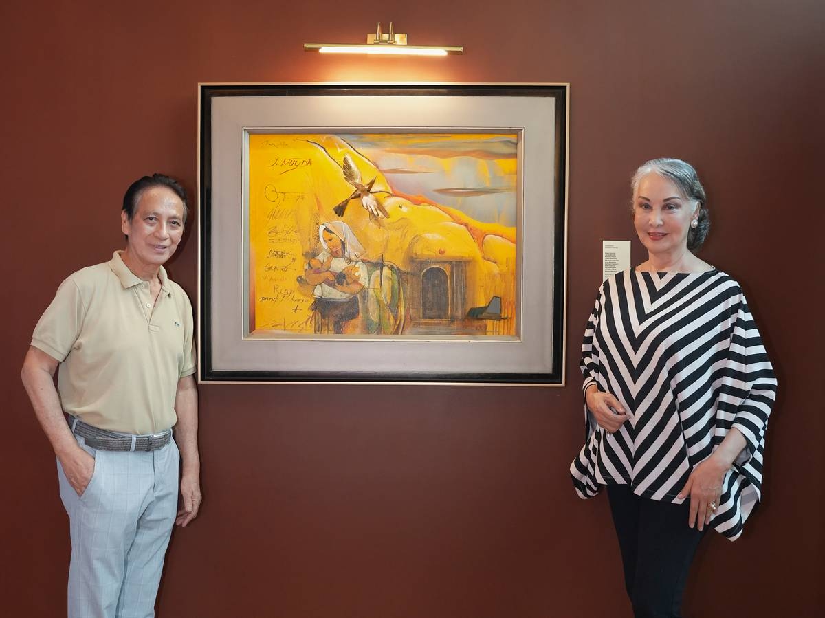 Ramon Diaz and Gemma Cruz Araneta.