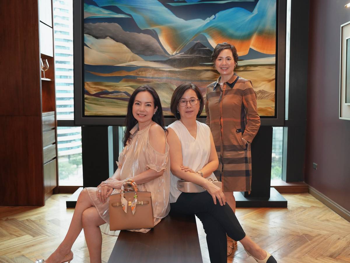 Priscilla Co-Lim, Cecile Tiu and Catherin Sy.