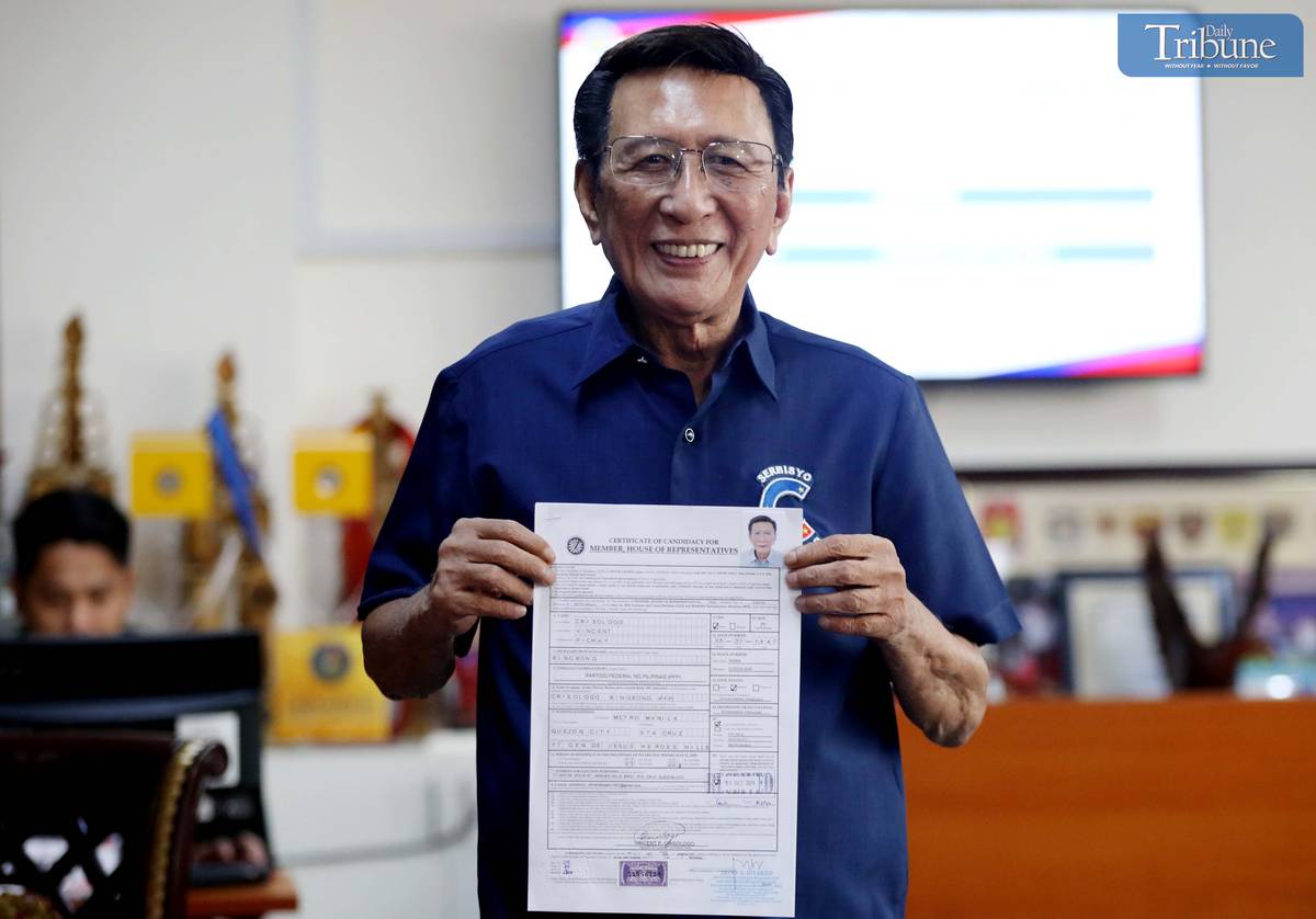 Former Quezon City congressman Vincent Pichay Bingbong Crisologo