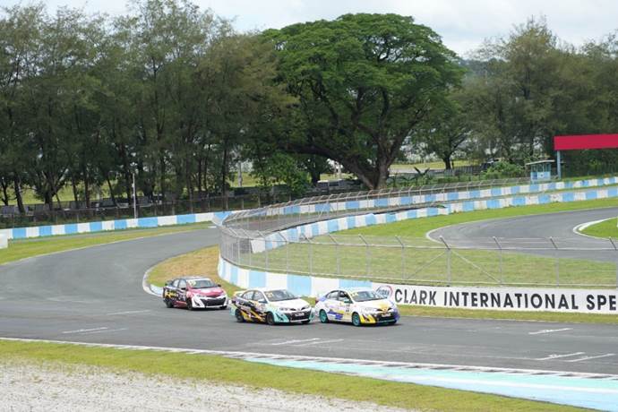 RACES in full throttle.