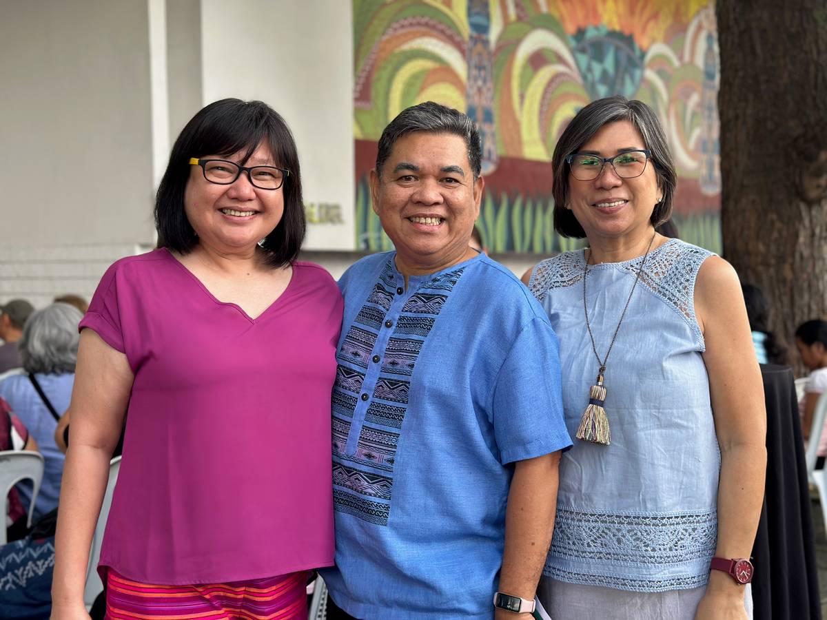 Patmei Ruvivar, Oscar Casaysay and Susan Antepuesto.