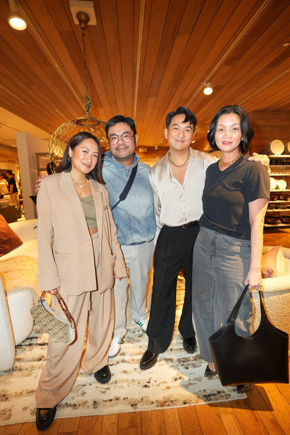 Laureen Uy-Cruz, Owen Maddela, Vince Uy and Pauline Juan.