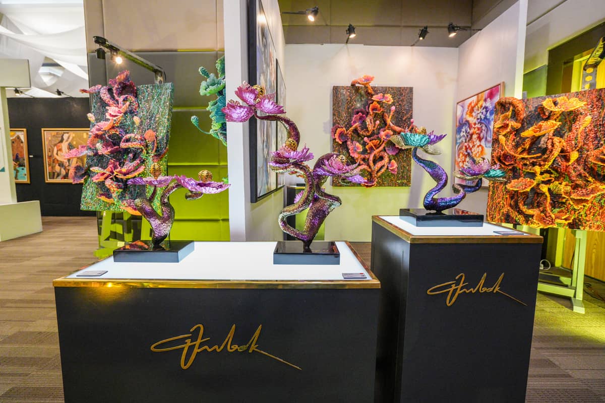 Sculptures by Ombok Villamor.