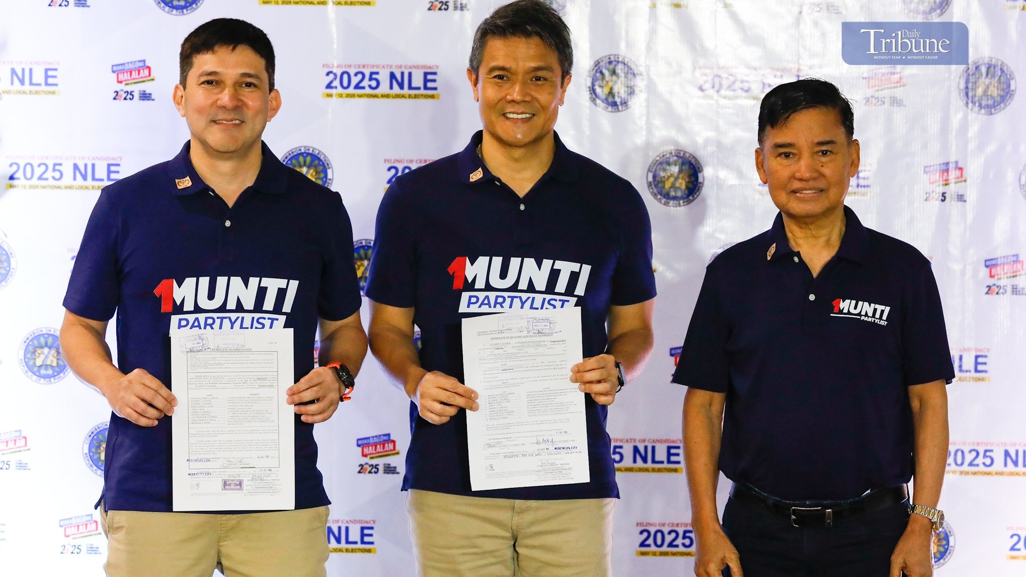 1Munti party-list submits CONA
