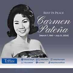 Rest in peace, Carmen Pateña