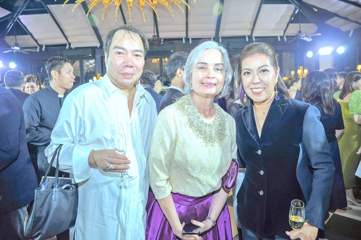 Patrick Rosas, Margie Moran and Fely Ayala.