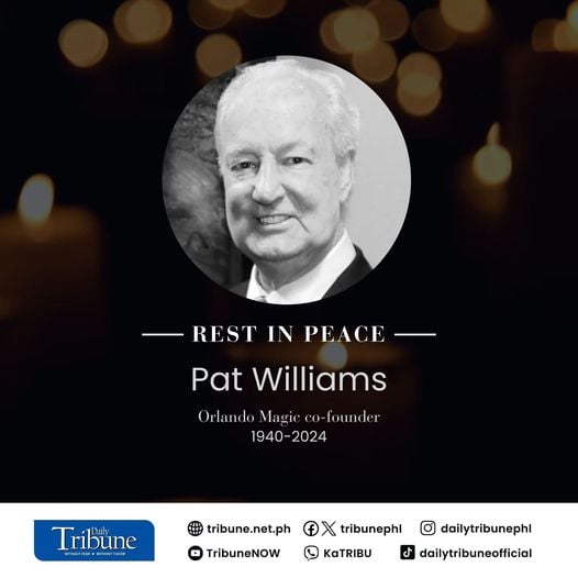 Rest in peace, Pat Williams