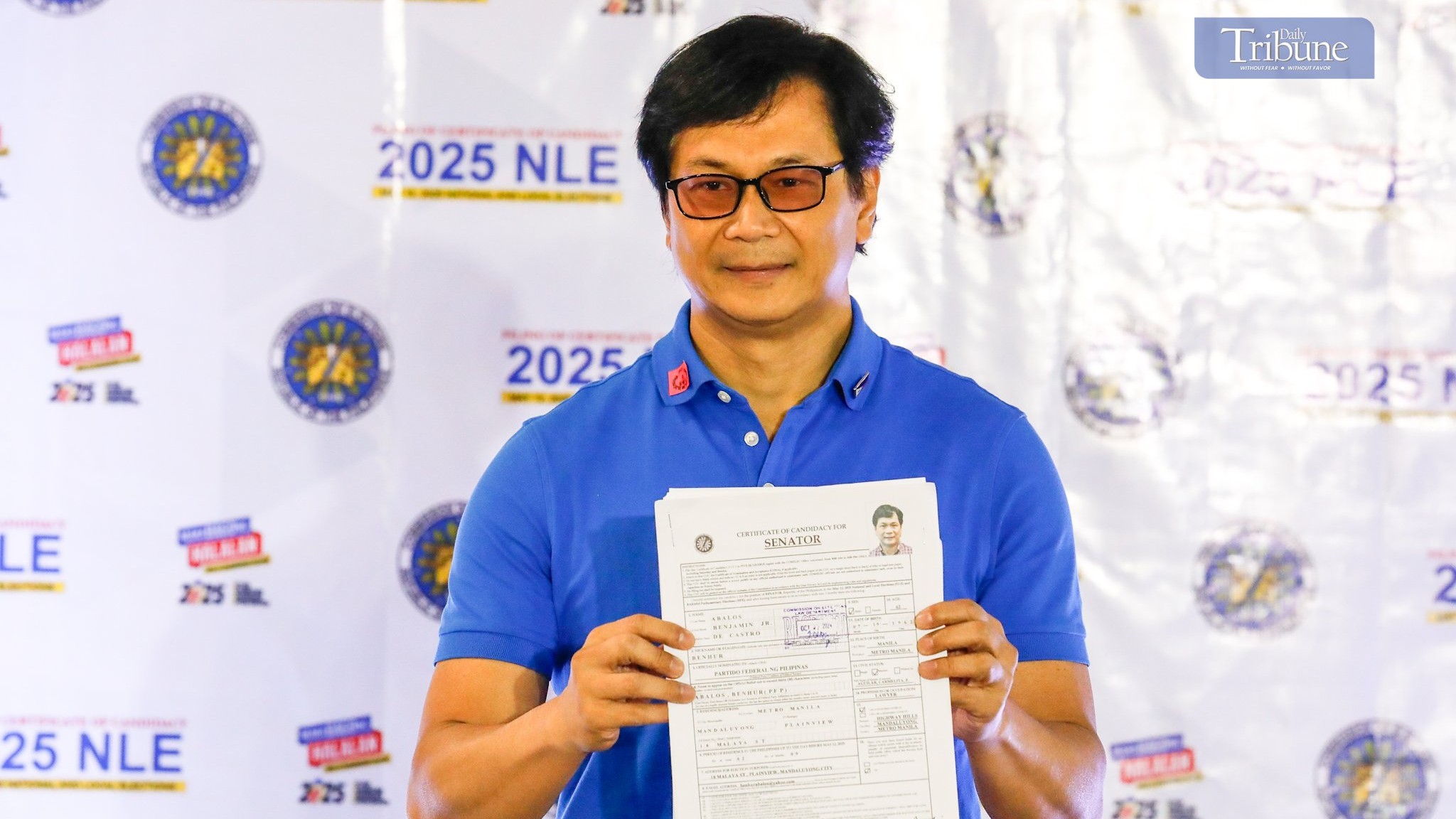 Ex-DILG Chief Benhur Abalos seeks Senate seat