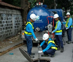 Sewer lines cleaned by Maynilad