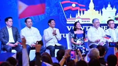 PBBM SPEAKS AT FILIPINO COMMUNITY GATHERING IN LAOS