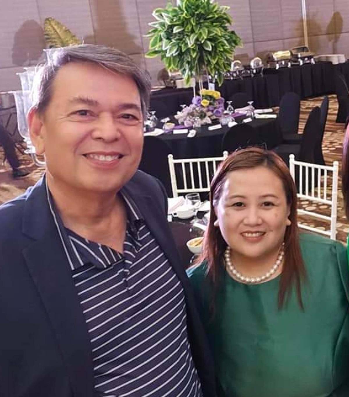 Victor Suarez, PAL area head Visayas sales, and Cheryl Borneo, PAL senior account officer.