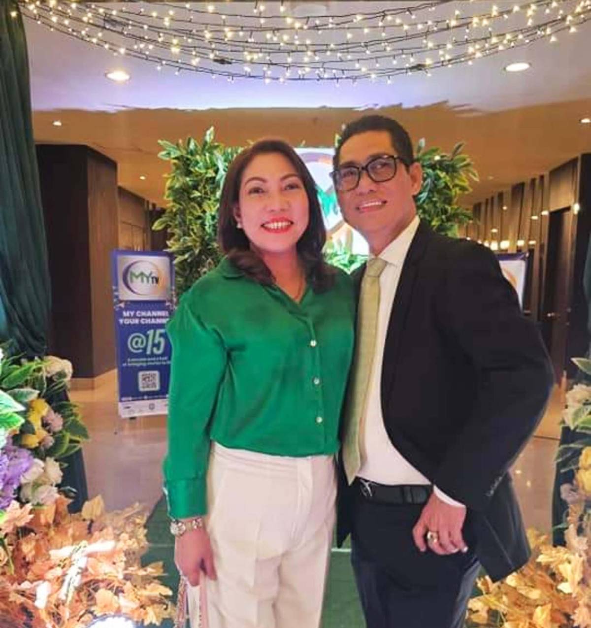 Ginalyn and Rey Labrado, senior executive vice chairman of International Marketing Group.