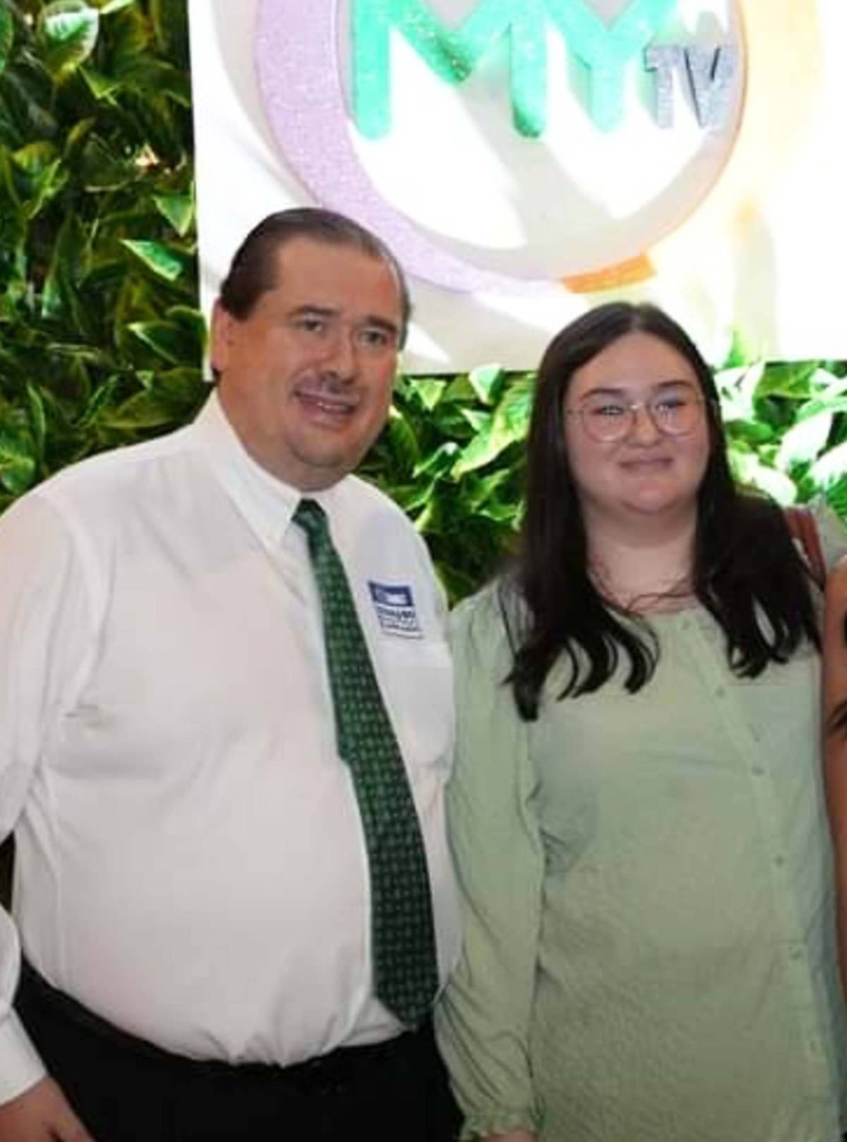 Jose Enrique De Las Peñas and daughter Elizabeth, directors of MyTV