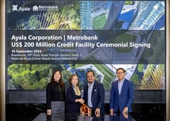 Ayala signs $200M credit facility with Metrobank