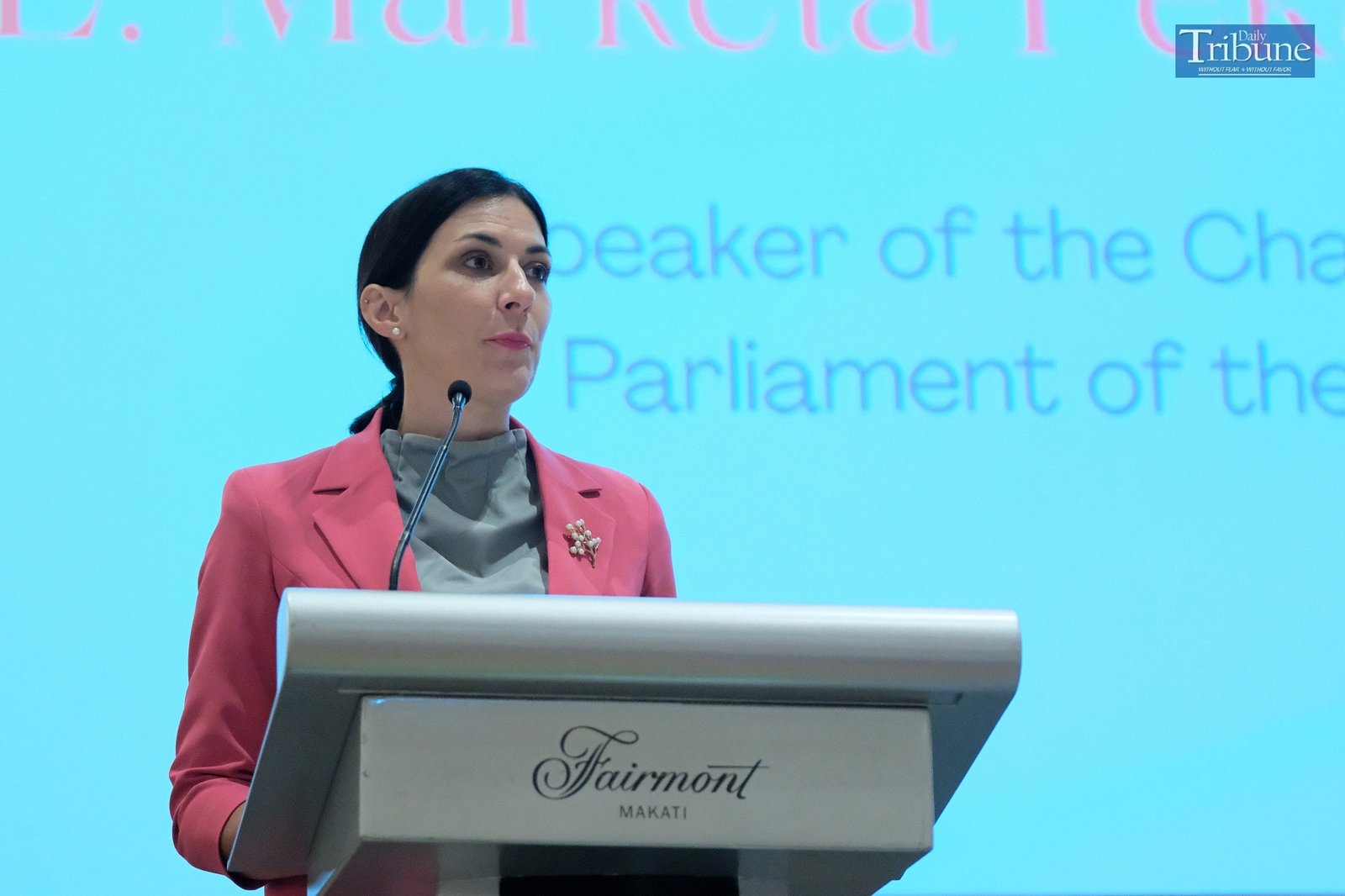 Markéta Pekarová Adamová speaking