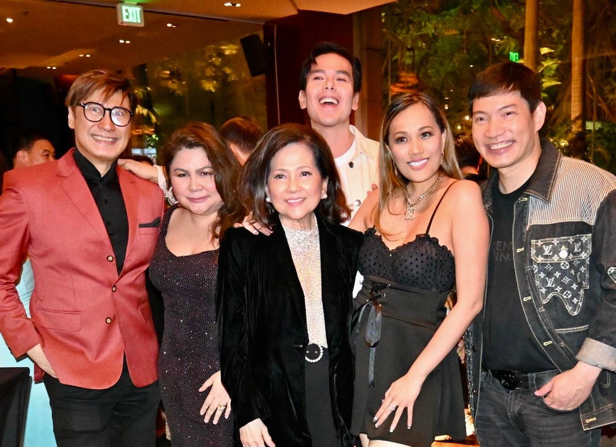 Chris Badiola, Mache Torres, Carol Mercado, Aj Olpindo, Irene and Caloy Montemayor.