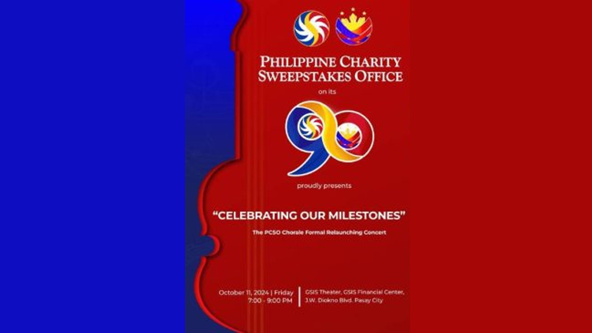 PCSO Chorale launches comeback concert